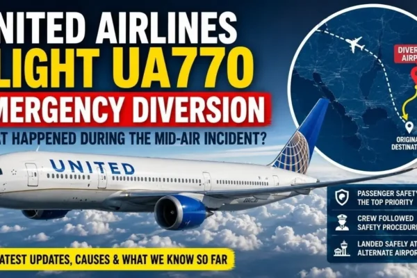 United Airlines Flight UA770 Emergency Diversion